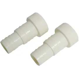 Trutzholm 2x Adapter für Schwimmbadpumpe PVC-U 50 Schlauchtülle zum Kleben ABS 38 ® ...