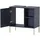 Schildmeyer Waschbeckenunterschrank 65,3 x 63,3 x 33,0 cm Nachtblau/Gold