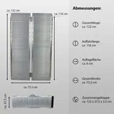 Baumarktplus TRUTZHOLM Rollstuhlrampe klappbar 122 cm Traglast 272 kg Alu grau geriffelt Auffahrrampe
