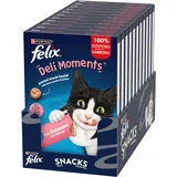 FELIX Deli Moments Flüssige Snacks mit Lachs 44 x 10 g