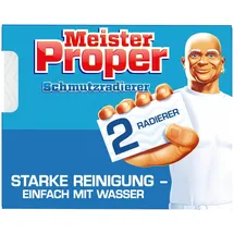 Meister Proper Schmutzradierer Original, Radierschwamm für strahlende Oberflächen, 2er Pack