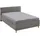 Meise Möbel meise.möbel Polsterbett Fun mit Lattenrost Stoff Grau 140 x 200 cm