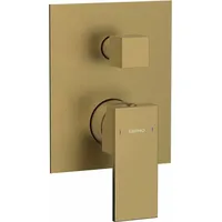 Sapho CUBEMIX Unterputz-Duscharmatur, 2 Wege, Gold