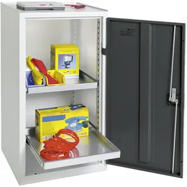 stumpf metall Werkzeug und Materialschrank 3000 RAL 7035/7016 2 Wannen