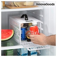 InnovaGoods Sicherheitskäfig für Kühlschränke, Textur, Weiß, Talla Unica