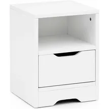 Wohnling Nachtschrank WL5.700 31 x 43 x 31 cm Weiß