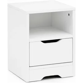 Wohnling Nachtschrank WL5.700 31 x 43 x 31 cm Weiß