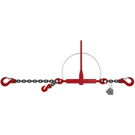 Dolezych Zurrkette L-150 3,5 m schwarz/rot