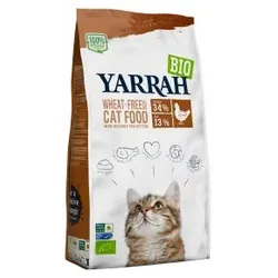 Yarrah Bio Trockenfutter für Katzen Adult/Kätzchen Huhn & Fisch (MSC) 800 g