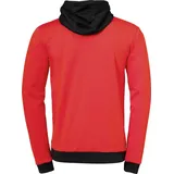 Uhlsport Offense 23 Multi Trainingsjacke mit Kapuze rot/schwarz/weiß 116