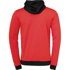 Uhlsport Offense 23 Multi Trainingsjacke mit Kapuze rot/schwarz/weiß 116