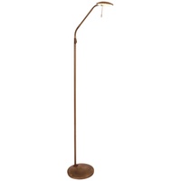 Steinhauer Bronze-Finish - LED-Stehlampe Zenith mit Dimmer