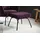 KAWOLA Ohrensessel LOTTE Velvet 79 x 117 x 70 cm Lila mit Hocker