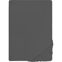 biberna 0077866 Jersey-Elastic 120 x 200 - 130 x 220 cm titanium