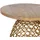 Beliani Beistelltisch Mango Holz rund 30 cm Waihi
