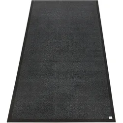 Fußmatte »Gentle Schmutzfangmatte & Läufer«, rechteckig, 10 mm Höhe, Schmutzfangteppich, Schmutzmatte, dezentes Streifen Design, waschbar, 632639-19 anthrazit 10 mm