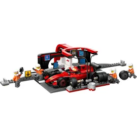 LEGO City - Boxenstopp mit Boxencrew und Ferrari Flitzer