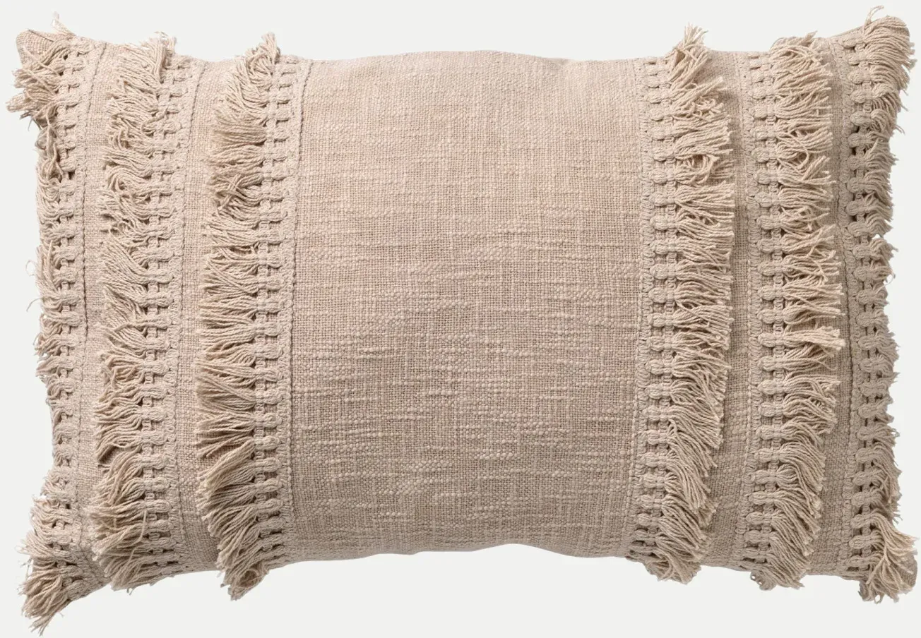 Kissen Fara- 40x60 cm Beige