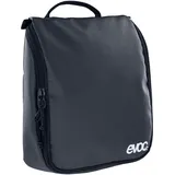 Evoc WASH Pouch Kulturtasche für den Reisealltag (Travel Organizer mit individuell platzierbaren Trennelementen, herausnehmbarer Taschenspiegel, integriertem Haken zum Aufhängen), Carbon Grey - Black