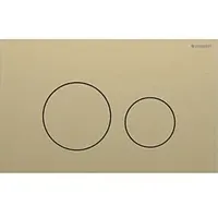 Geberit Sigma40 Betätigungsplatte 115628QF1 Round, / gebürstet, easy-to-clean-beschichtet, für