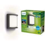 Philips Outdoor Ultra-Efficient Samondra Wandleuchte 3.8W, 2700 Kelvin anthrazit