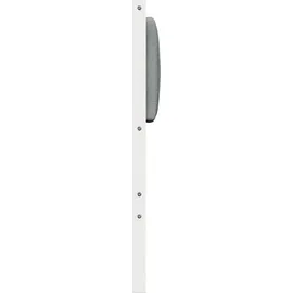 vidaXL Gepolstertes Kopfteil Weiß 160 cm Massives Kiefernholz