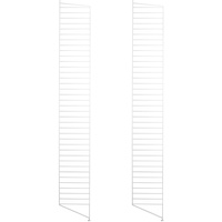 String - Bodenleiter für String Regal 200 x 30 cm (2er Set), weiß