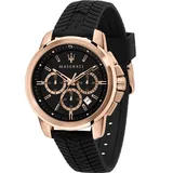 Maserati Chronograph Edelstahl roségold, schwarz Herren