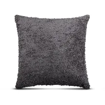BestLivings Kissenbezug Chenille 60 x 60 cm Anthrazit