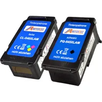 Ampertec 2 Ampertec Tinten ersetzt Canon PG-545XL+CL-546XL Doppelpack KCMY
