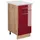 Vicco Schubladenschrank Fame-Line 40 x 60 x 82 cm Rot