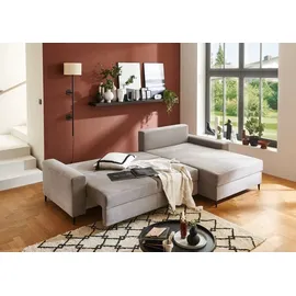 A.Z. Iwaniccy Ecksofa JUSTUS, 280 x 170 cm - Webstoff mit Ausziehfunktion und Bettkasten