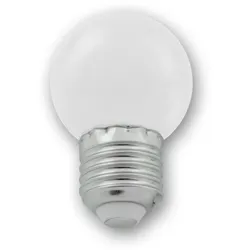 LED Leuchtmittel G45 - kaltweiß 6000K - E27 - 1W | SATISFIRE