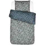 Essenza Bettwäsche Aleste, Grau, Textil, Blume, 155x220 cm, Gots, Schlaftextilien, Bettwäsche, Bettwäsche