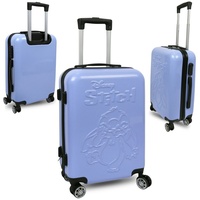 Sarcia.eu Hartschalen-Trolley DISNEY Stitch Hartschalenkoffer, Trolley-Koffer, 55x35x20cm blau