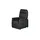 HIMOLLA Fernsehsessel Leder 74 x 110 x 85 cm Grau mit Relax-Funktion
