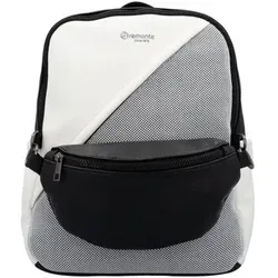 Remonte  Handtasche Mode Accessoires Q0533-01 weiss/weiss-nautic  in Schwarz, S