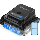 (2026 Neu) EVERCROSS BOT Poolroboter kabellos Boden und Wand mit Wasserlinie, 120 Min Akku, App Steuerung, intelligente Navigation, Poolsauger automatisch bis 200m2