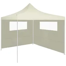 vidaXL Seitenwand für Pavillon 6 x 2 m Creme