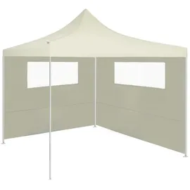 vidaXL Seitenwand für Pavillon 6 x 2 m Creme