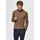 Selected Strickjacke "SLHBERG FULL ZIP CARDIGAN NOOS", Herren, Gr. XXL, beige, Strick, Obermaterial: 100% Baumwolle, normal, hoch geschlossener Ausschnitt, Rippbündchen, Strickjacken Strickjacke