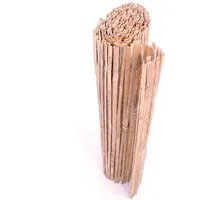 Balkonsichtschutz Bambusmatte Beach 100 x 500cm - Sichtschutzmatte aus Split Bambus, gespaltenen Bambusrohren 1m x 5m