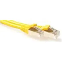 Act Yellow 15 meter LSZH SFTP CAT6A patch cable snagless with RJ45 connectors s/ftp Cat6a 15 m), Netzwerkkabel Gelb