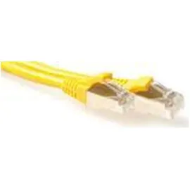Act Yellow 15 meter LSZH SFTP CAT6A patch cable snagless with RJ45 connectors s/ftp Cat6a 15 m), Netzwerkkabel Gelb