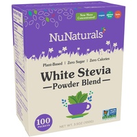 NuNaturals, NuStevia, weiß Stevia-Pulver, 100 Pakete, 3,5 Unzen (100 g)