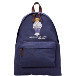 Polo Ralph Lauren Unisex. 405962432001 Seebär Leinwand Rucksack (OSFA), Lässig, Baumwolle, Marine