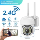 CMYBabee Wi-Fi 3MP PTZ WLAN Kamera Outdoor mit Optischem Zoom, Auto-Tracking, 2,4GHz Dualband, Intelligenter Personen-/Fahrzeug-/Haustiererkennung,...