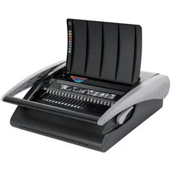 GBC Spiralbindegerät CombBind C210, schwarz, bindet 450, stanzt 25 Blatt 80g