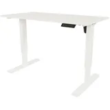 BISLEY E-startertech Schreibtisch Rechteck: 140 X 60 cm weiß