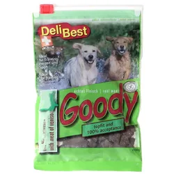 DeliBest Fleisch Goodys 100 Gramm Hundesnacks Hirsch 12 x 100 Gramm